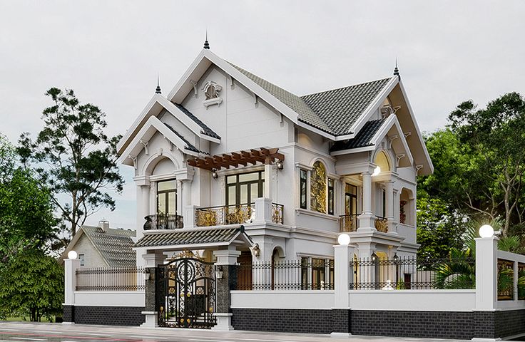 biệt thự mái thái