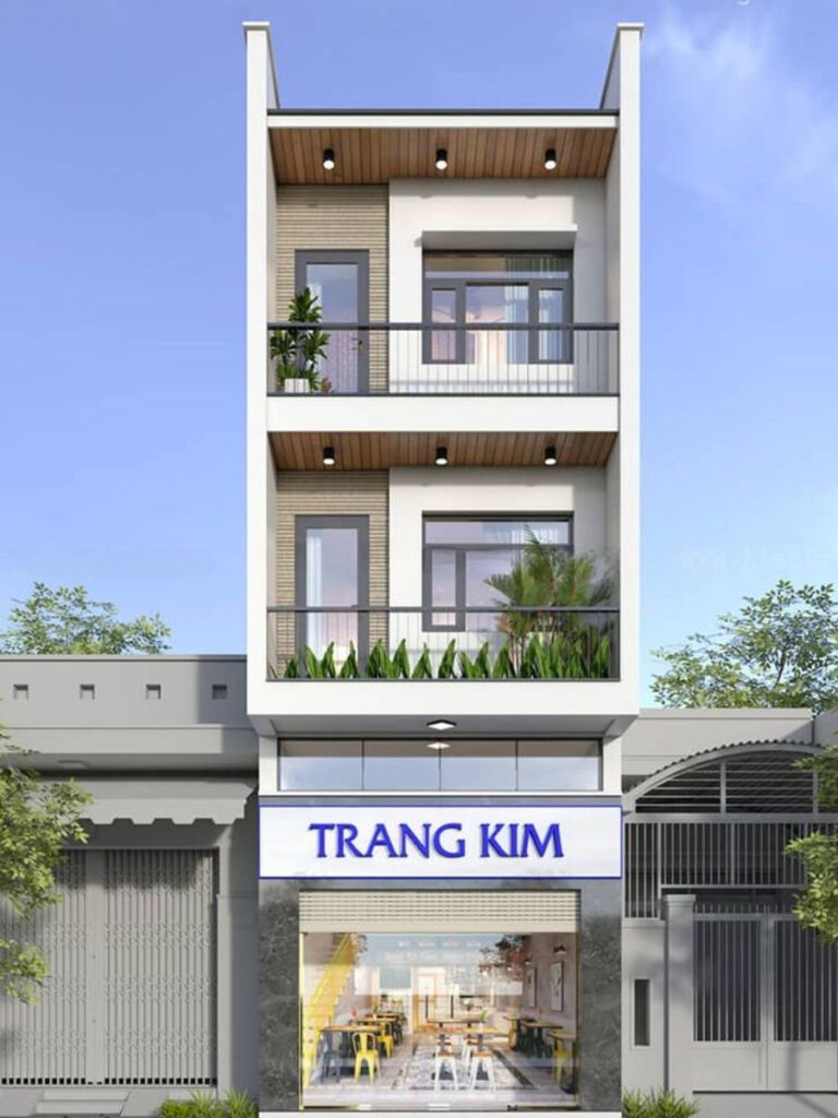 mặt bằng nhà phố kết hợp kinh doanh