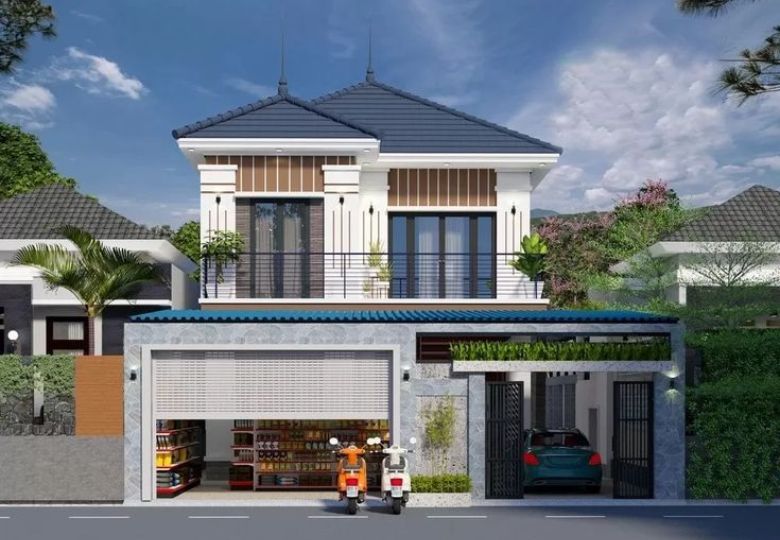 mẫu nhà ở kết hợp kinh doanh
