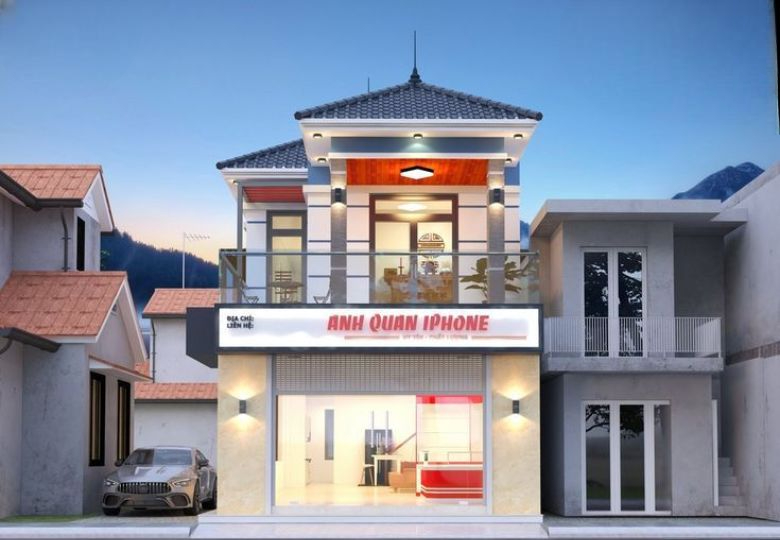 mẫu nhà ở kết hợp kinh doanh