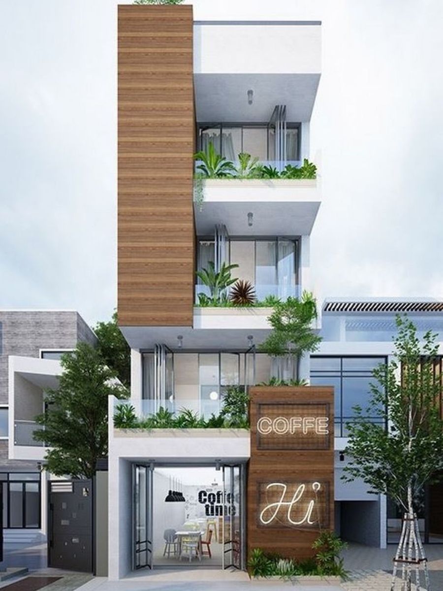 Mẫu nhà ống vừa ở vừa kinh doanh
