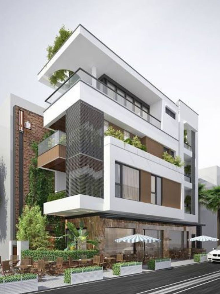 mẫu nhà ống vừa ở vừa kinh doanh