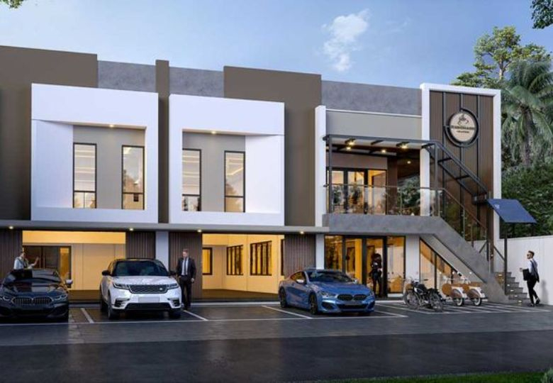 Nhà phố mặt tiền 10m kết hợp kinh doanh 2 tầng