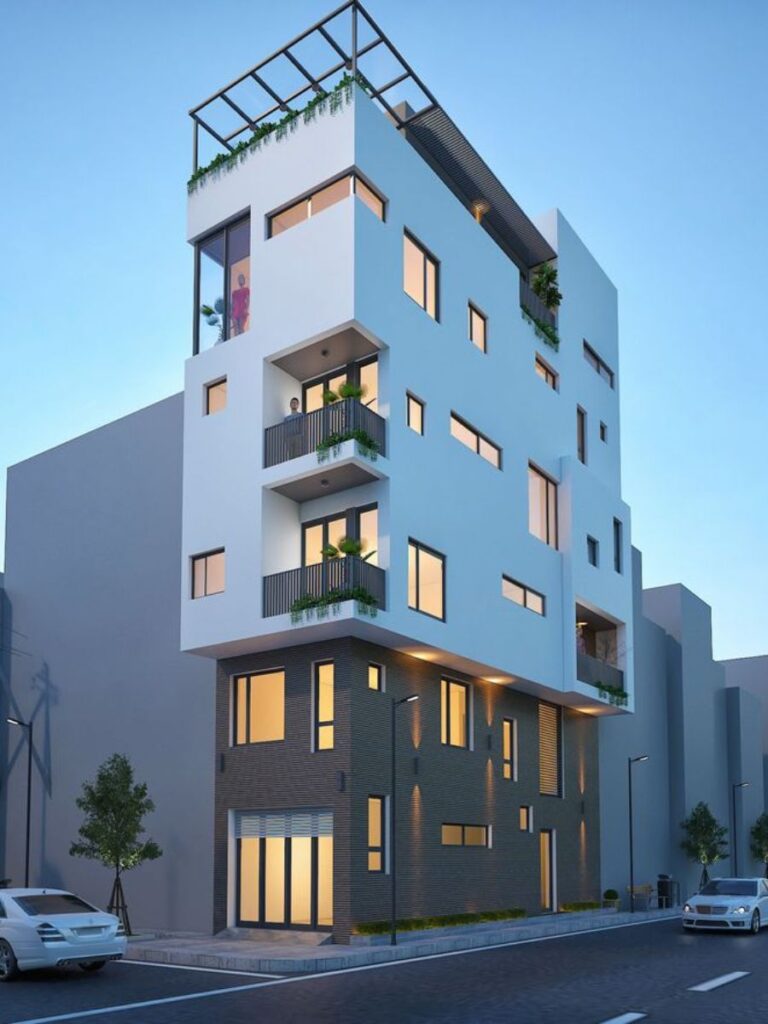 Mẫu nhà mặt tiền 8m lô góc 2 mặt tiền đẹp