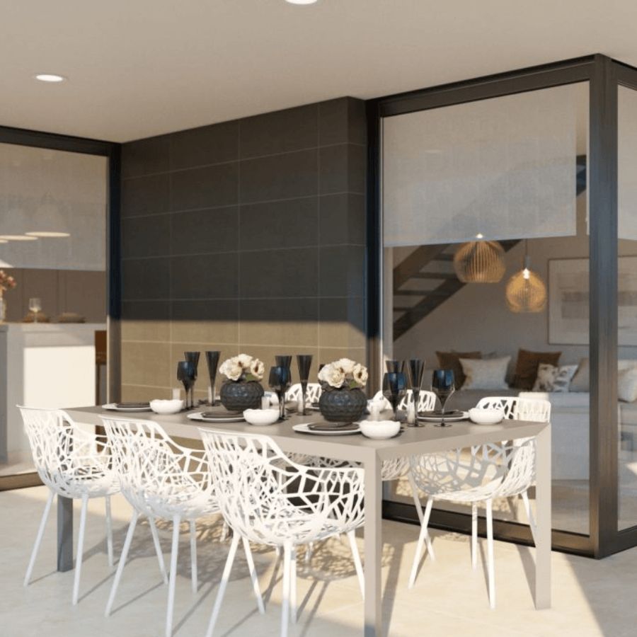 Không gian nội thất phong cách Scandinavian với tông màu trung tính, tối giản và tinh tế.