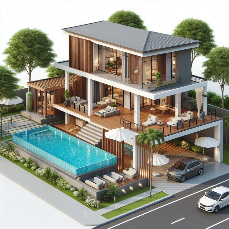 biệt thự có hồ bơi