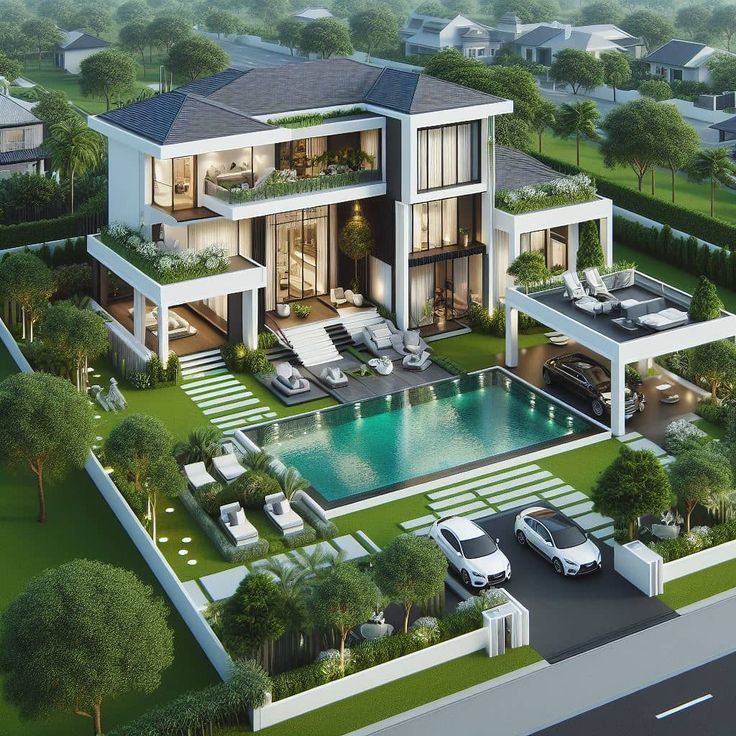 thiết kế biệt thự 3 tầng đẹp
