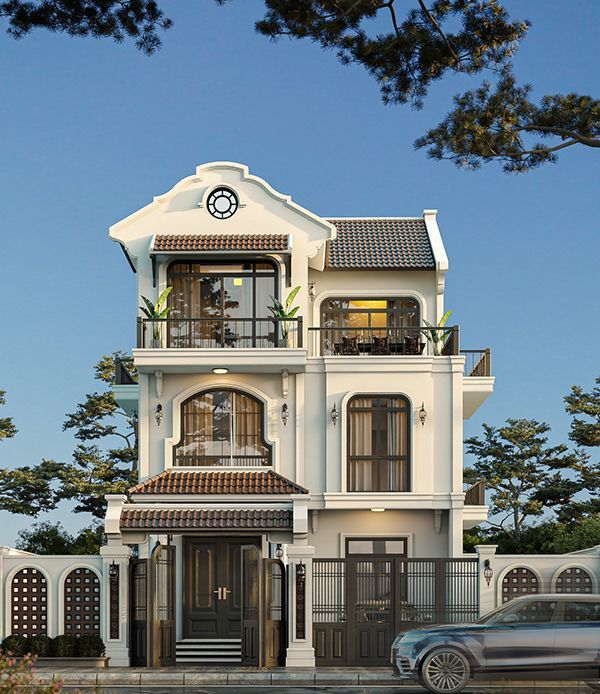 biệt thự phong cách indichine