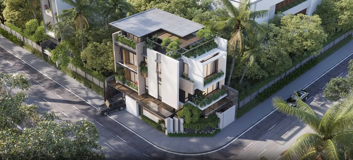 thiết kế biệt thự 4 tầng đẹp