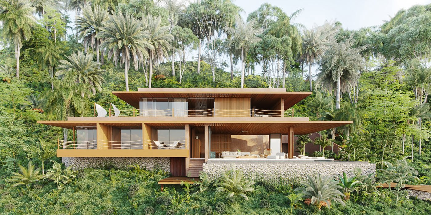 thiết kế biệt thự biển hiện đại