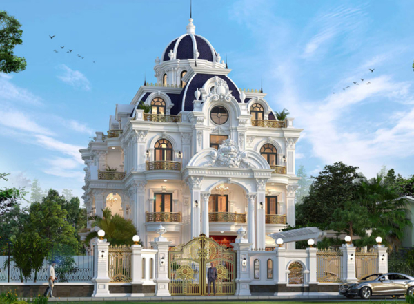 thiết kế biệt thự cổ điển
