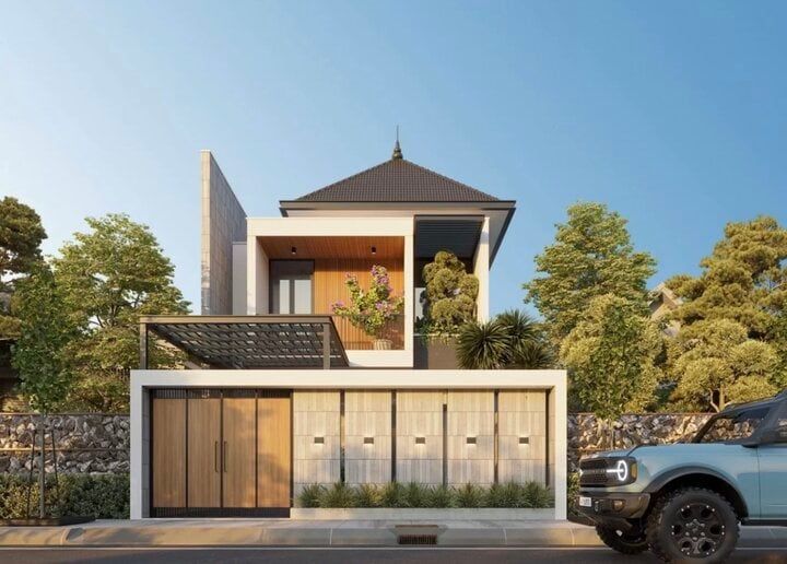 mẫu thiết kế biệt thự mini