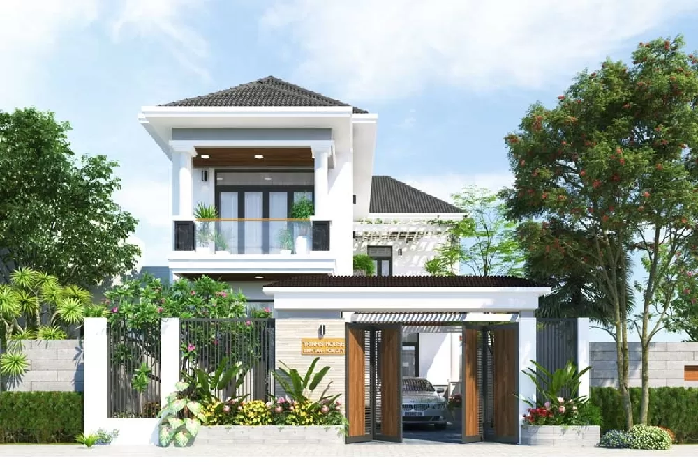 đặc điểm thiết kế biệt thự mini 8x12