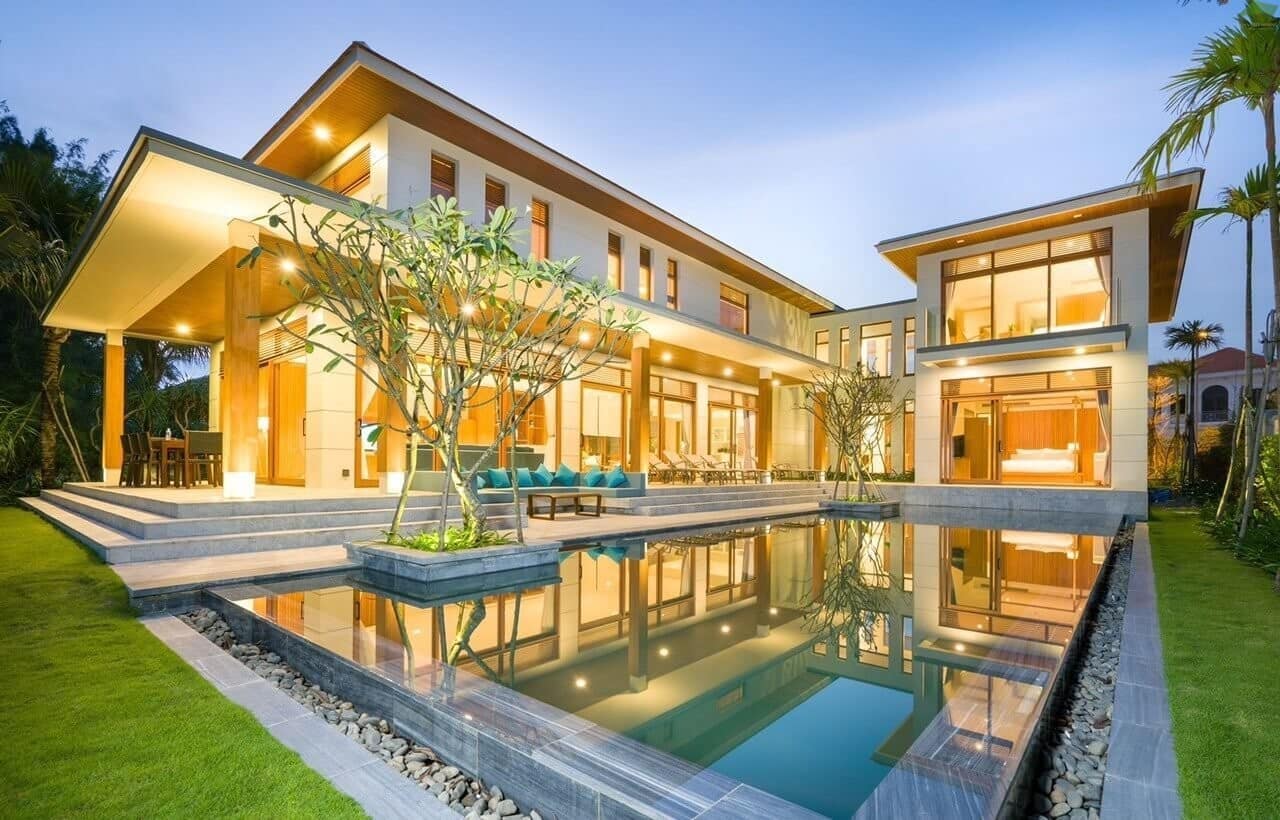 thiết kế biệt thự nghỉ dưỡng fushion