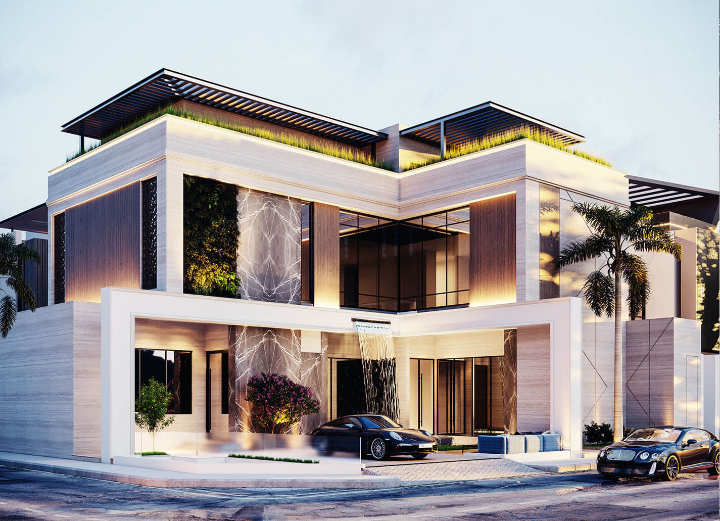 mẫu biệt thự chữ l đẹp