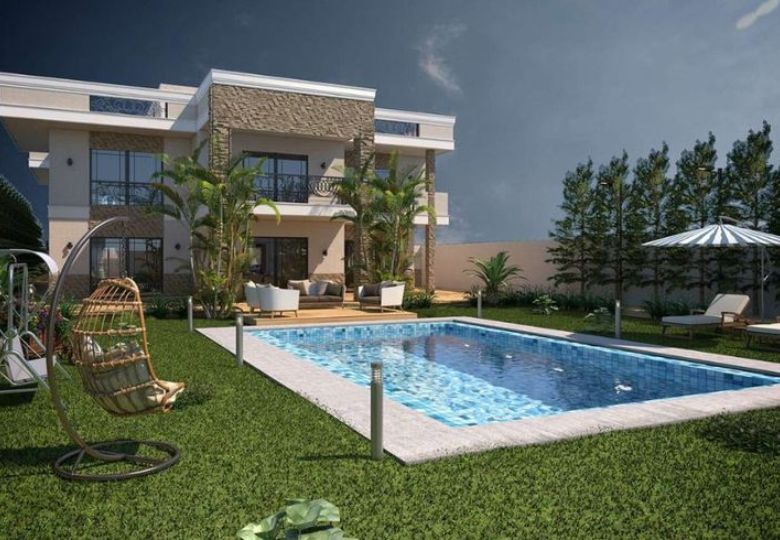 biệt thự nhà vườn có bể bơi