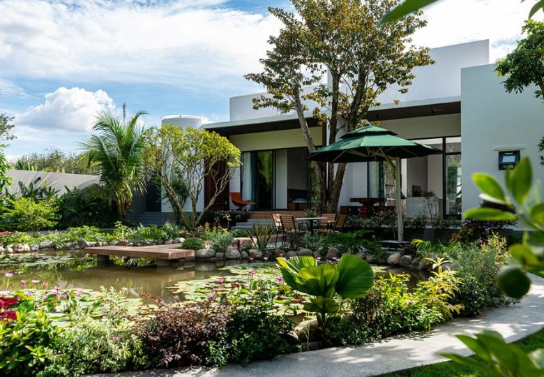 biệt thự nhà vườn kiểu mỹ