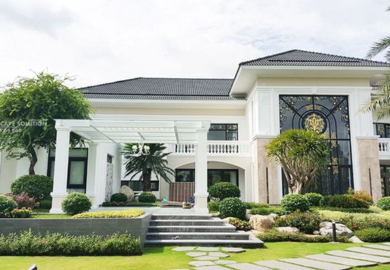 biệt thự nhà vườn kiểu mỹ