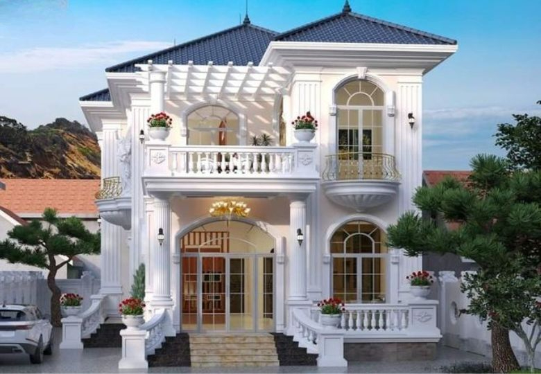 biệt thự tân cổ điển 2 tầng 1 tỷ