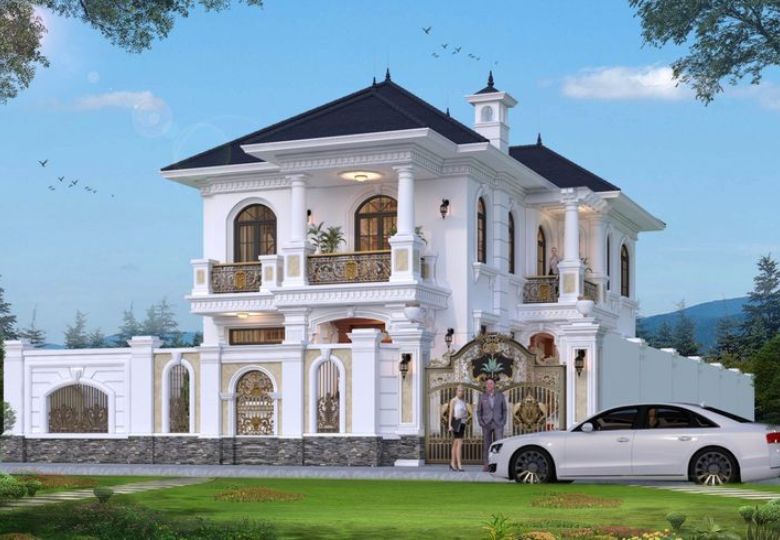biệt thự tân cổ điển 2 tầng 1 tỷ