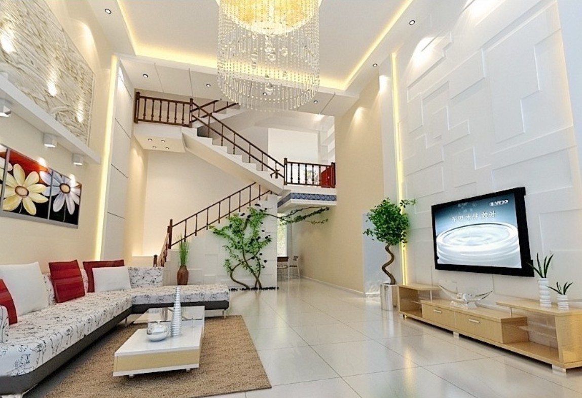 thiết kế cầu thang biệt thự thông minh