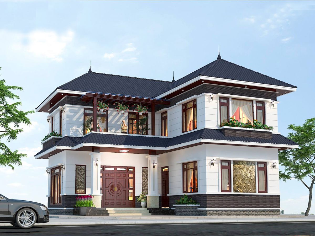 biệt thự chữ l đẹp