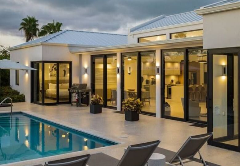 Mẫu thiết kế biệt thự 1 tầng 3 phòng ngủ hiện đại