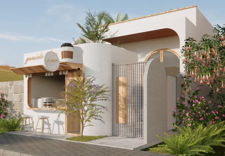 Mẫu nhà cấp 4 kết hợp kinh doanh