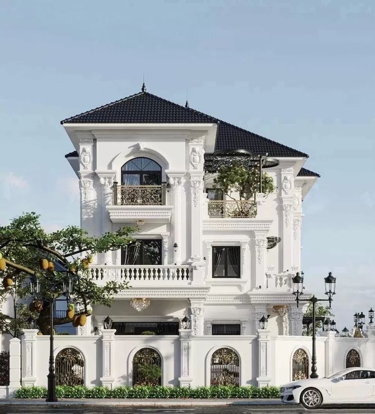 mẫu thiết kế biệt thự Pháp