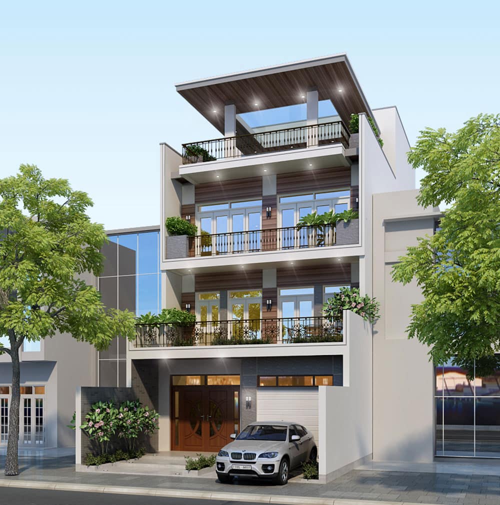 xu hướng thiết kế biệt thự phố