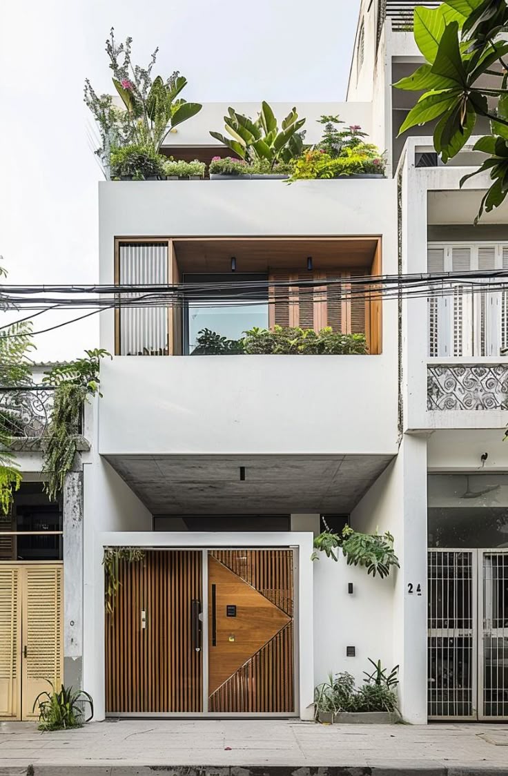 Thiết kế biệt thự phố phong cách Nhật Bản