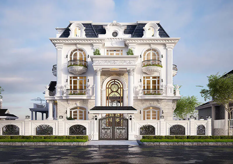 lịch sử thiết kế biệt thự phong cách tân cổ điển