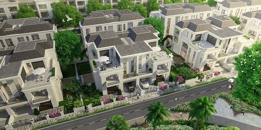 thiết kế biệt thự song lập 15