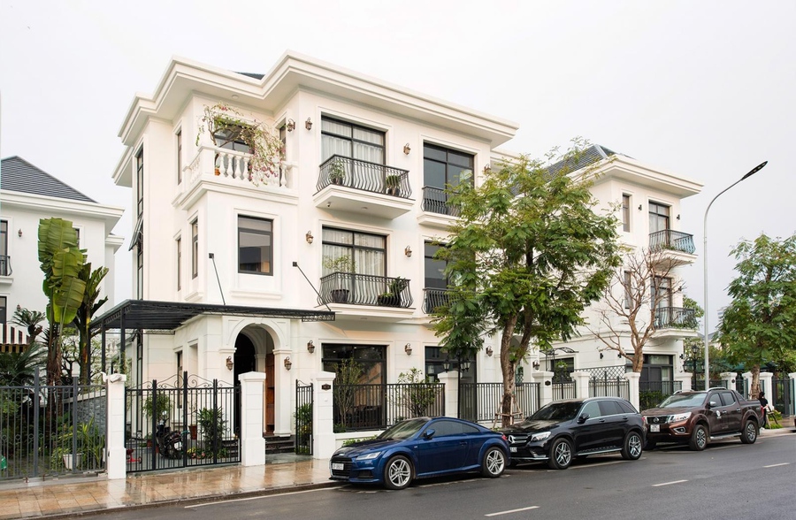 thiết kế biệt thự song lập 17