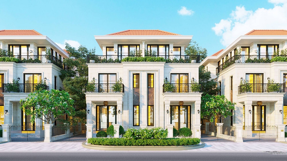 thiết kế biệt thự song lập 12