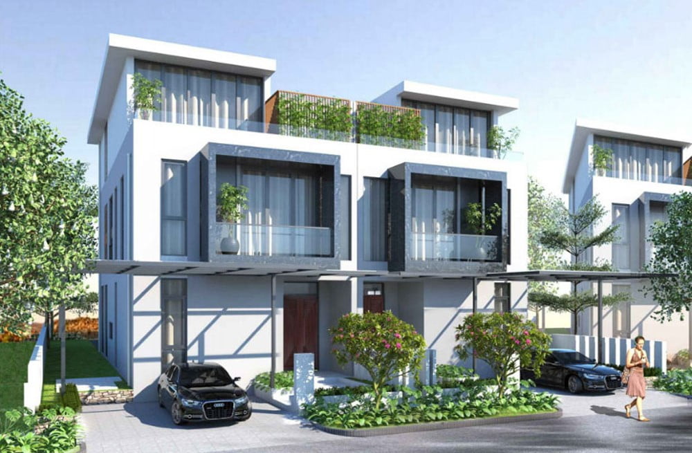thiết kế biệt thự song lập 13