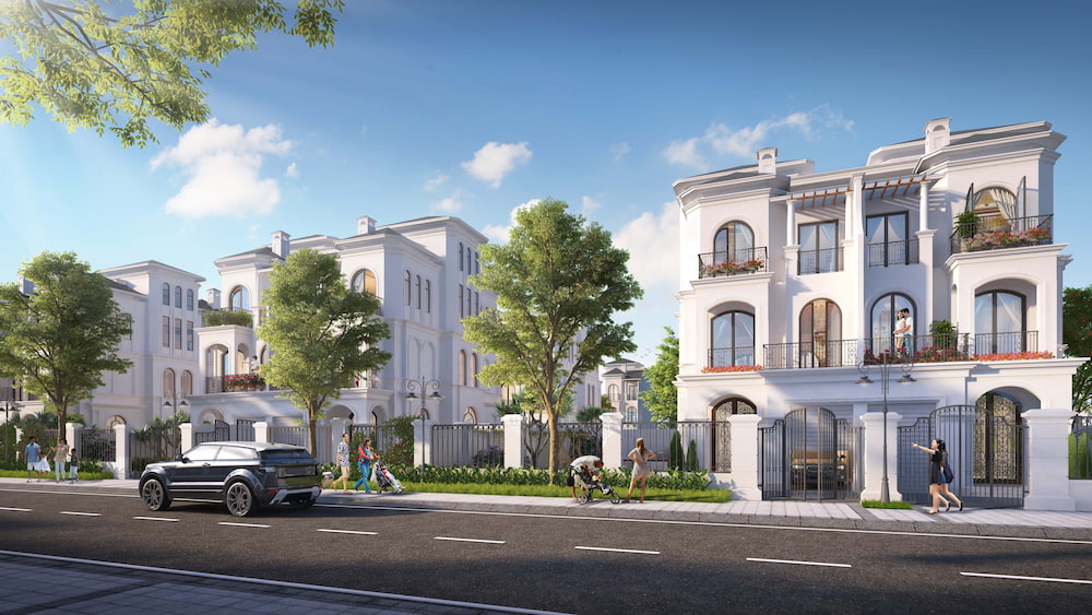 thiết kế biệt thự Vinhomes Ocean Park song lập