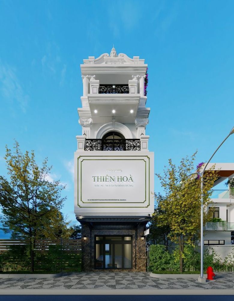 Thiết kế nhà tầng trệt kinh doanh